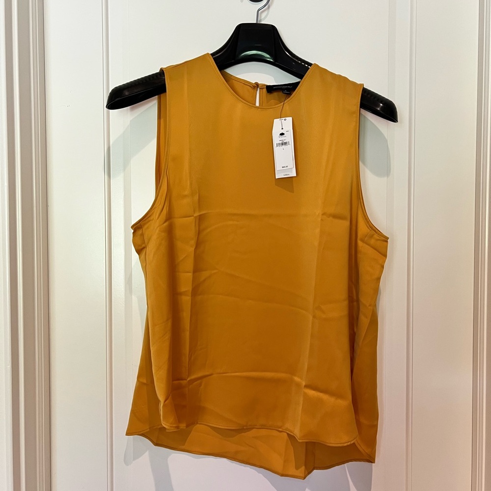 Banana Republic Sleeveless Mustard Top